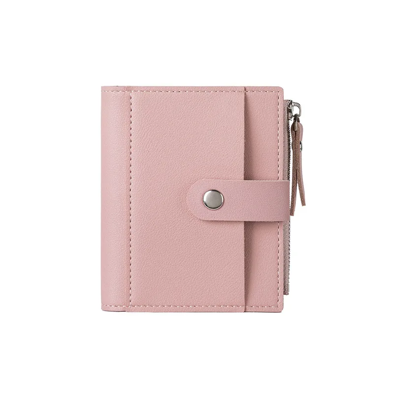 New Style Women Wallets Fashion Fastener Pu Leather Coin Purses Luxury Designer Female Short Card Holder Solid Color Bag
New Style Women Wallets Fashion Fastener Pu Leather Coin Purses Luxury Designer Female Short Card Holder Solid Color Bag