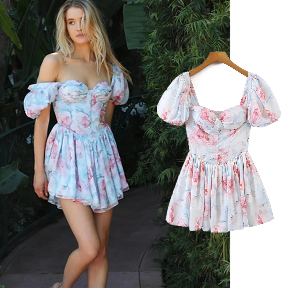 Maxdutti Indie Folk Bohemian Style Vintage Floral Print Square Collar Cascading Mini Dress Fashion Casual Party Dress Women
Maxdutti Indie Folk Bohemian Style Vintage Floral Print Square Collar Cascading Mini Dress Fashion Casual Party Dress Women