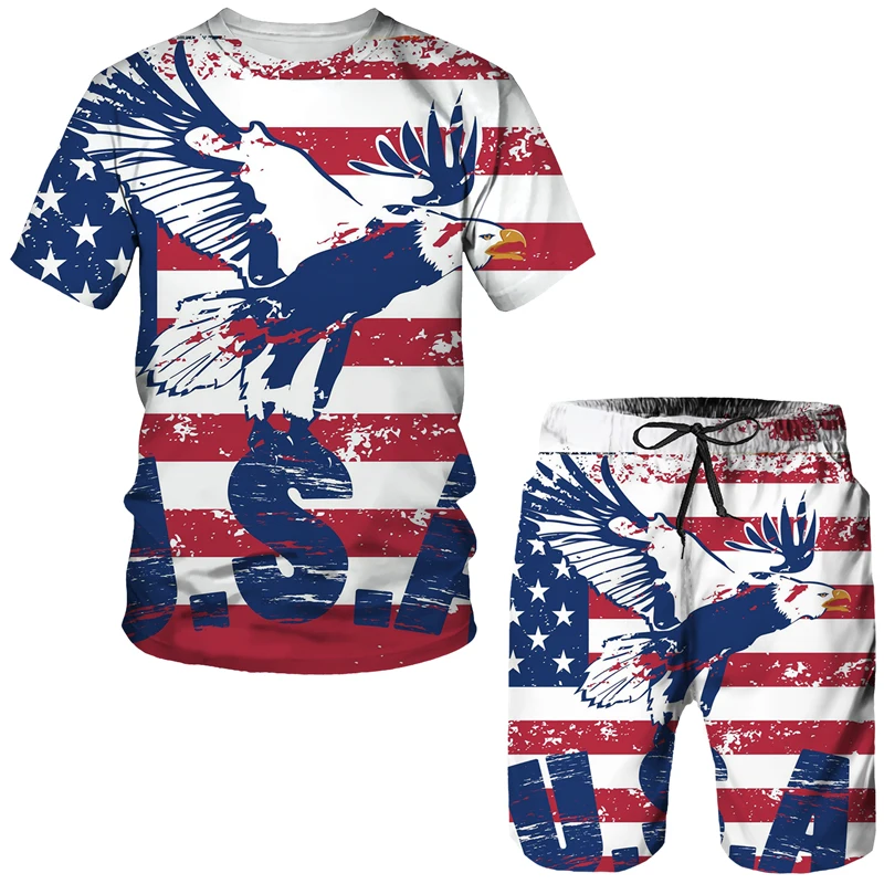 Summer Men's Tracksuit National Flag 3D Print T-shirt Shorts Sets 2 Pieces Streetwear Oversized Suits Sportswear Man Clothing
Summer Men's Tracksuit National Flag 3D Print T-shirt Shorts Sets 2 Pieces Streetwear Oversized Suits Sportswear Man Clothing