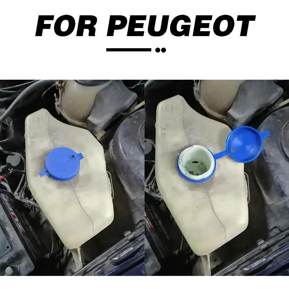 

1Pcs Car Accessories Car Windshield Wiper Washer Fluid Reservoir Lid Cover Tank Bottle Pot Cap For Ford Peugeot 307, 405, 406