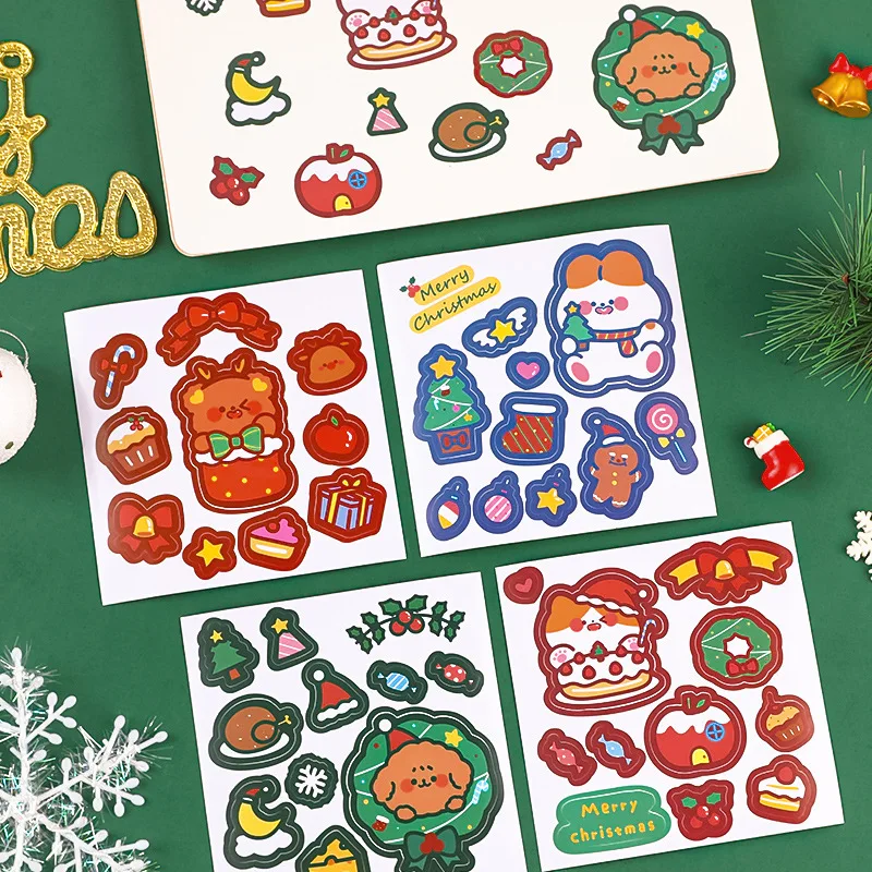 8Pcs Cute Cartoon Christmas Stickers Skateboard Cars Guitar Helmet luggage Laptop Graffiti Stickers Kids Christmas Gifts
8Pcs Cute Cartoon Christmas Stickers Skateboard Cars Guitar Helmet luggage Laptop Graffiti Stickers Kids Christmas Gifts