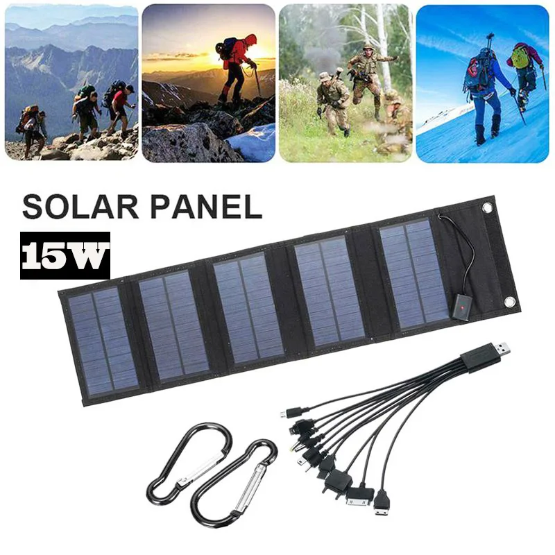 Solar Panel Portable Solar Power Generation Package Solar Panel Solar Folding Bag Portable Battery for Mobile Phones
Solar Panel Portable Solar Power Generation Package Solar Panel Solar Folding Bag Portable Battery for Mobile Phones