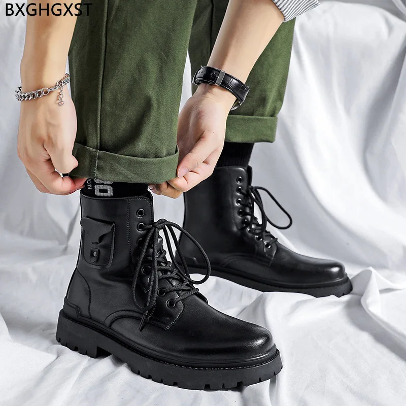 Black Motorcycle Boots for Men Male Winter Boots Men Casual Shoes Snow Boots for Man 2023 Leather Shoes Men Platform Chaussure
Black Motorcycle Boots for Men Male Winter Boots Men Casual Shoes Snow Boots for Man 2023 Leather Shoes Men Platform Chaussure