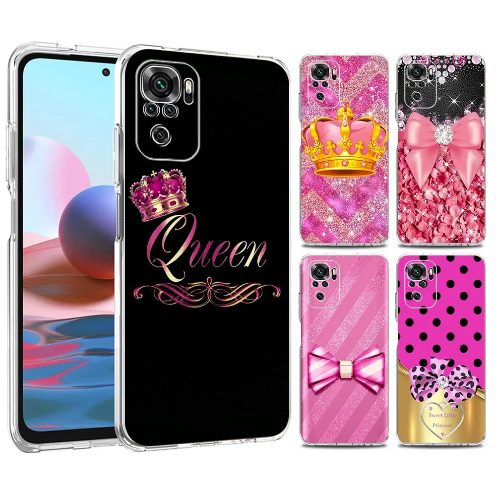 Diamond Crown Printing Heart Phone Case For Redmi Note 11 Pro 10 10S 9 8 8T K50 K40 Transparent Redmi 9A 9C 9T 7 7A Bags Cover
Diamond Crown Printing Heart Phone Case For Redmi Note 11 Pro 10 10S 9 8 8T K50 K40 Transparent Redmi 9A 9C 9T 7 7A Bags Cover