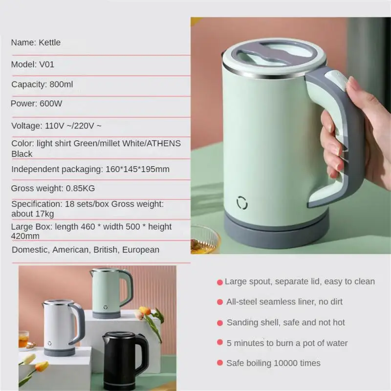 Kettle Effectively Preventing Heat Loss Rotating Storage Base Small Appliances Protection Against Dry Burning Water Bottle
Kettle Effectively Preventing Heat Loss Rotating Storage Base Small Appliances Protection Against Dry Burning Water Bottle
