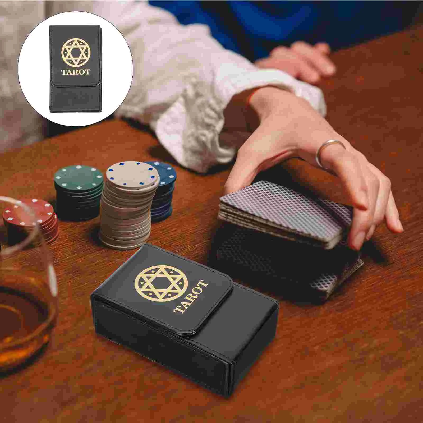 Tarot Box Case Storage Deck Holder Organizer Wiccan Supplies Oracle Tools Container Pu Playing Pouch Collection Poker Cover
Tarot Box Case Storage Deck Holder Organizer Wiccan Supplies Oracle Tools Container Pu Playing Pouch Collection Poker Cover