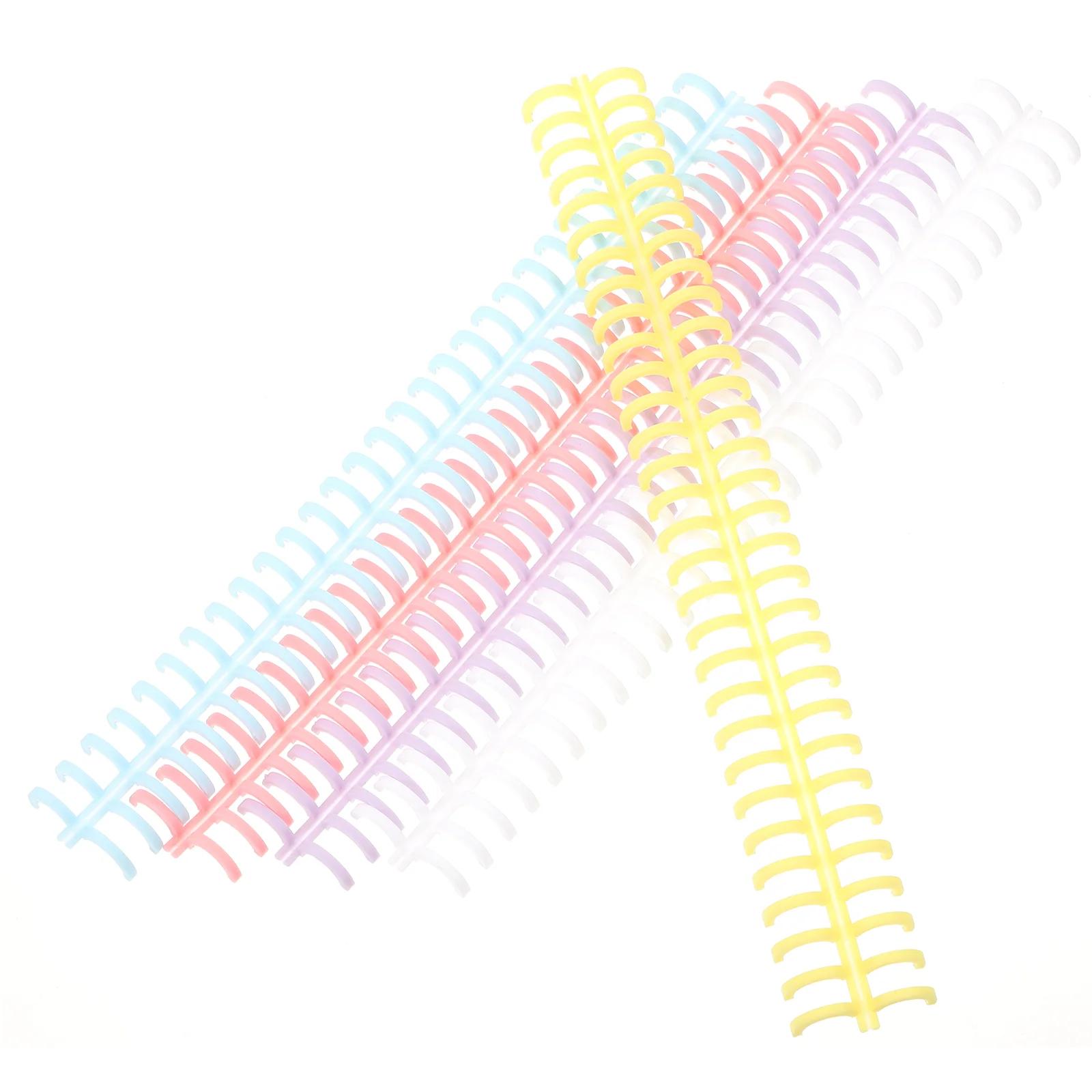 10 Pcs Detachable Binder Clip Spiral Binding Spines Plastic Notebook Loose-leaf Rings
10 Pcs Detachable Binder Clip Spiral Binding Spines Plastic Notebook Loose-leaf Rings