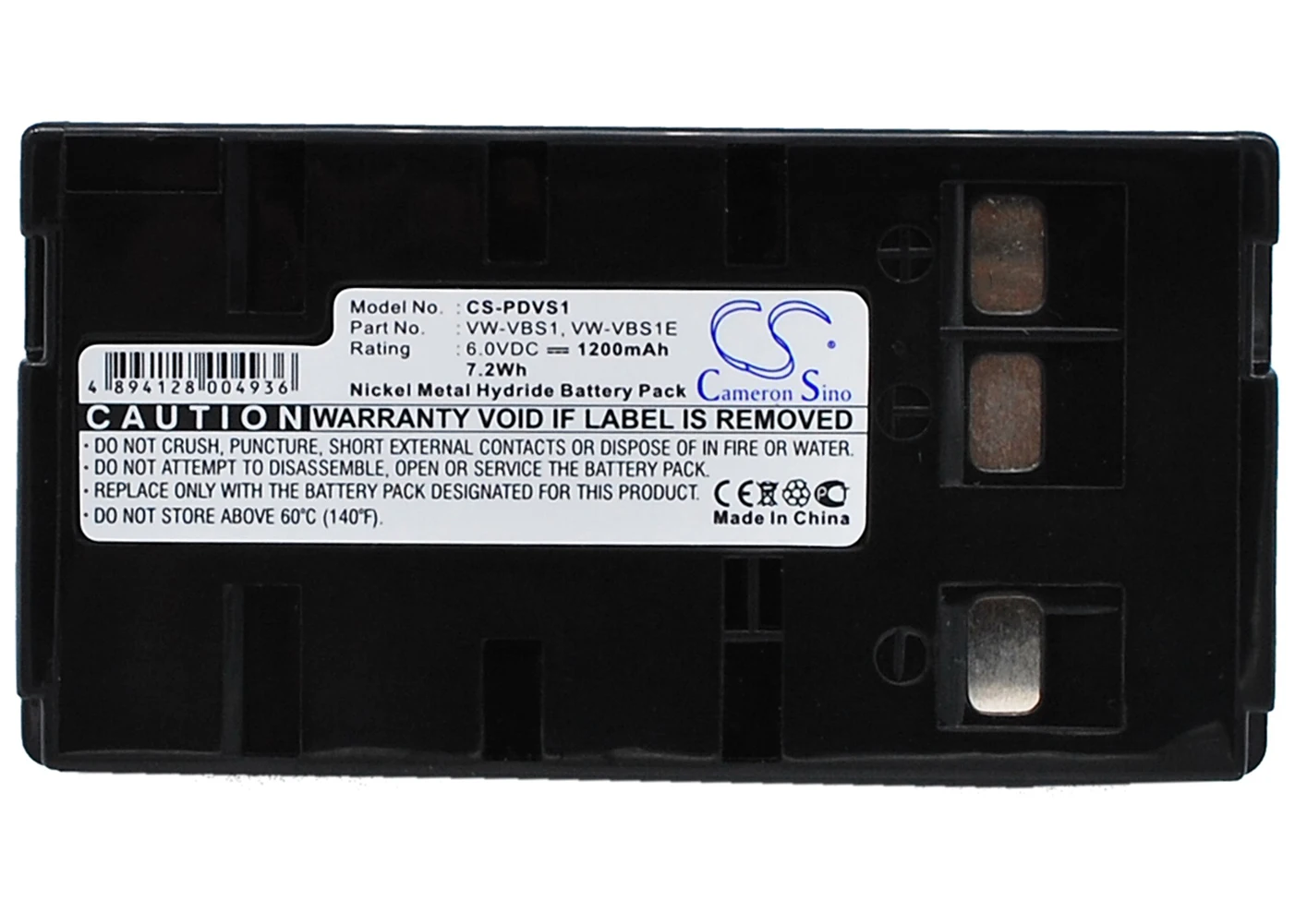 Cameron Sino 1200mA Battery for Panasonic NV-RJ67,NV-S1,NV-S100,NV-S100EN,NV-S1A,NV-S1B,NV-S1E,NV-S2,NV-S20
Cameron Sino 1200mA Battery for Panasonic NV-RJ67,NV-S1,NV-S100,NV-S100EN,NV-S1A,NV-S1B,NV-S1E,NV-S2,NV-S20