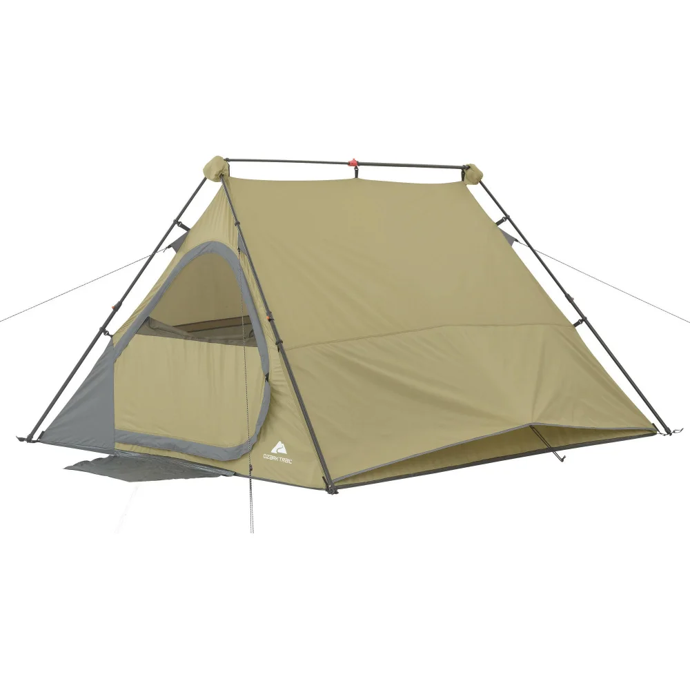 Sleeps 4, 8X 7' Four Person A-Frame Instant Tent,Easy 30-second Setup,Includes Electrical Port Access and Organizational Pockets
Sleeps 4, 8X 7' Four Person A-Frame Instant Tent,Easy 30-second Setup,Includes Electrical Port Access and Organizational Pockets