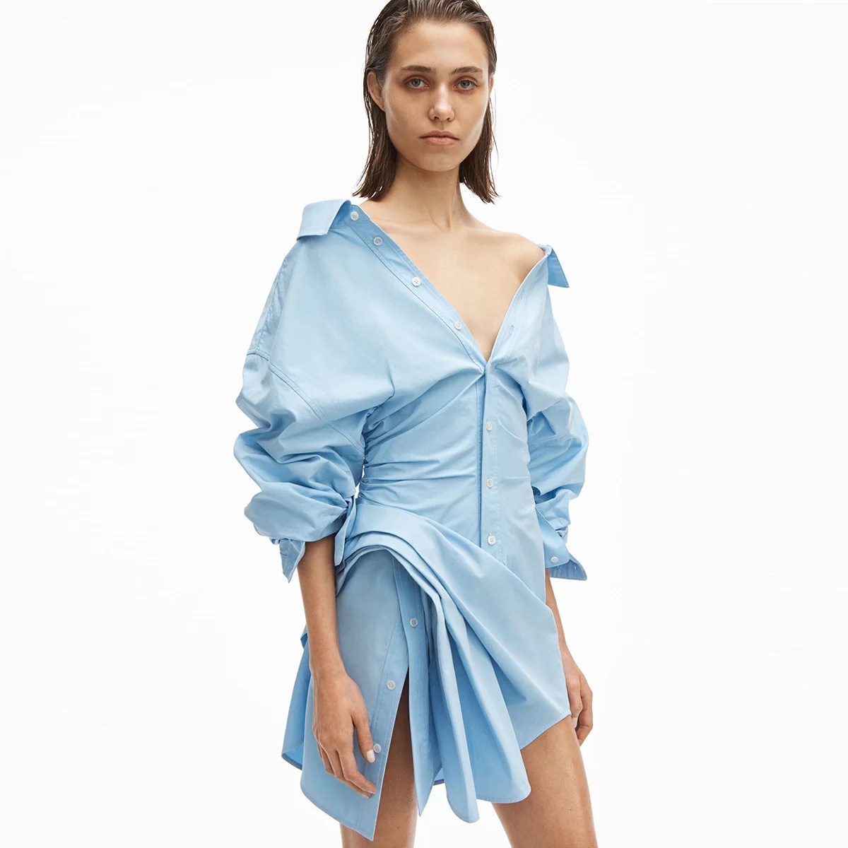 Дизайнерское классическое Плиссированное Платье-рубашка неправильной формы, новинка весны/лета 2023, модное свободное приталенное платье с ...
Дизайнерское классическое Плиссированное Платье-рубашка неправильной формы, новинка весны/лета 2023, модное свободное приталенное платье с ...