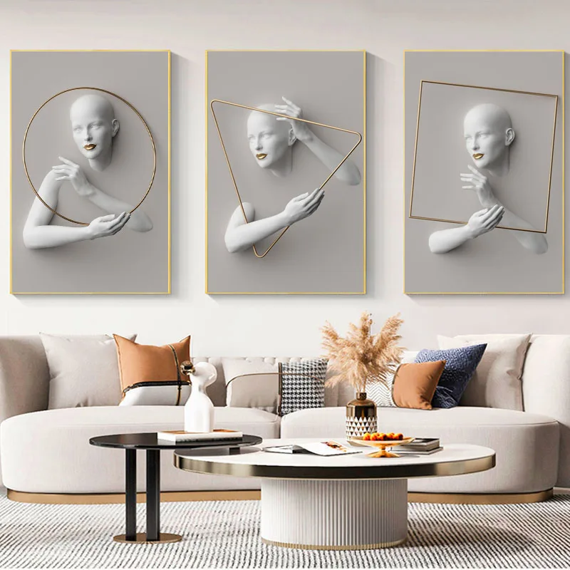 Nordic Figure Statue Canvas Painting Women Sculpture Poster Print Wall Art Picture for Living Room Interior Home Decor Cuadros
Nordic Figure Statue Canvas Painting Women Sculpture Poster Print Wall Art Picture for Living Room Interior Home Decor Cuadros