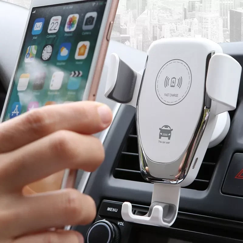 Smart Automatic Sensor Car Phone Holder Charger Clamping Air Vent Fast Charging Wireless Chargers Mobile Phone Bracket H-best
Smart Automatic Sensor Car Phone Holder Charger Clamping Air Vent Fast Charging Wireless Chargers Mobile Phone Bracket H-best