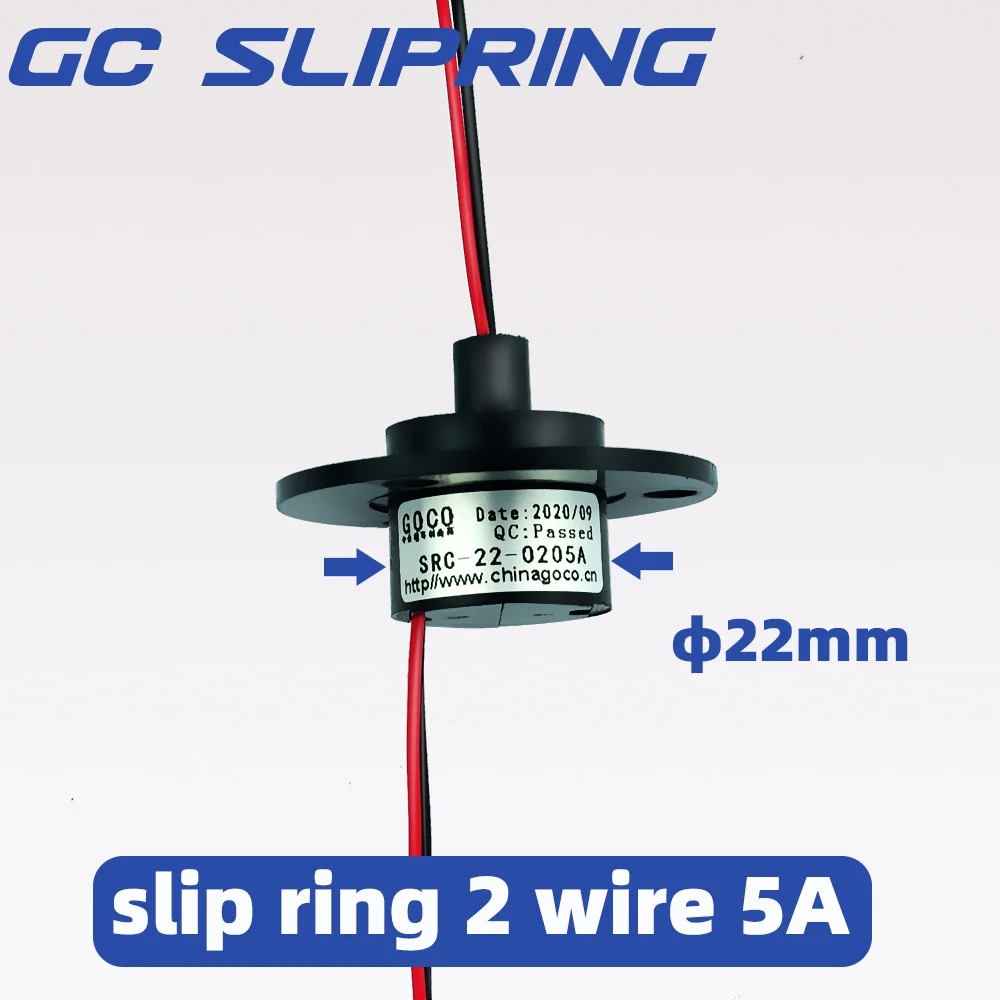 GCSLIPRING SRC-22-0205A двухканальный скользящий кольцевой разъем 240В 5А
GCSLIPRING SRC-22-0205A двухканальный скользящий кольцевой разъем 240В 5А