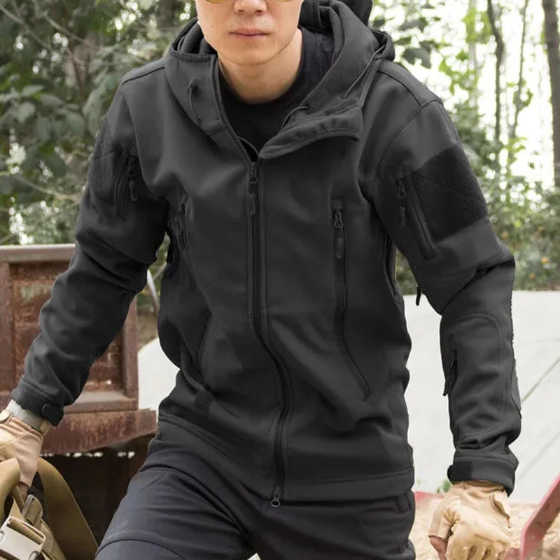 Военная армейская куртка США SharkSkin SoftShell, тактические ветрозащитные водонепроницаемые куртки, Мужское пальто с капюшоном, Боевая рыбалка, пеший туризм, кемпинг, охота
Военная армейская куртка США SharkSkin SoftShell, тактические ветрозащитные водонепроницаемые куртки, Мужское пальто с капюшоном, Боевая рыбалка, пеший туризм, кемпинг, охота