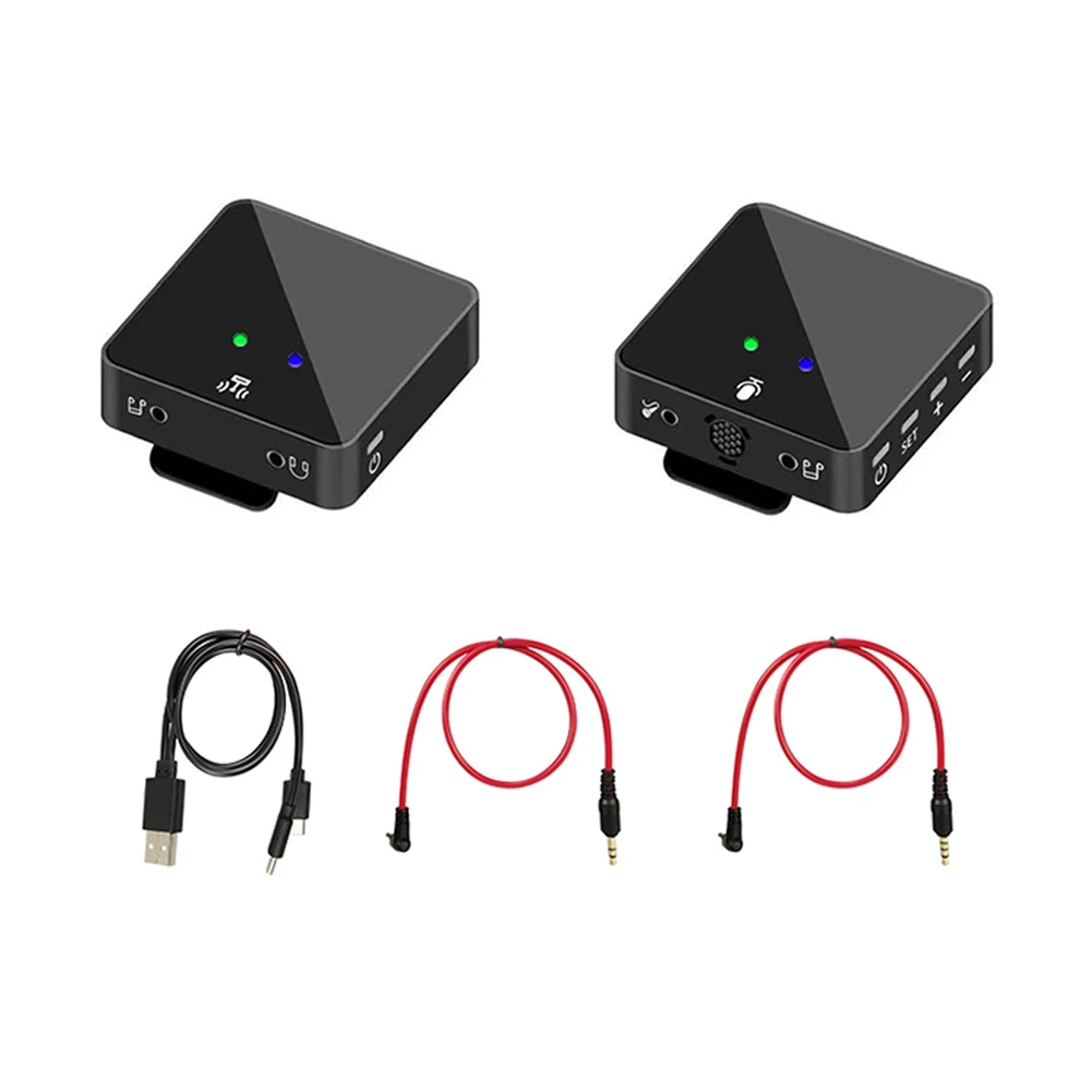 Wireless Live Lavalier Microphone Square RF Launcher Receiver Clip Lapel Microphone System for Camera(One To One)
Wireless Live Lavalier Microphone Square RF Launcher Receiver Clip Lapel Microphone System for Camera(One To One)