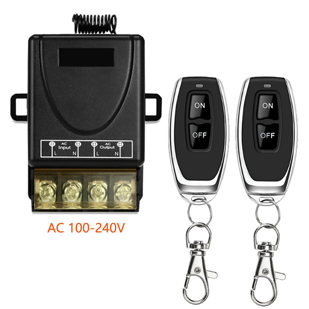 Wireless ON-OFF Switch DIY Device RF433 Remote Control High-power 30A Wide Voltage AC 100-240V
Wireless ON-OFF Switch DIY Device RF433 Remote Control High-power 30A Wide Voltage AC 100-240V