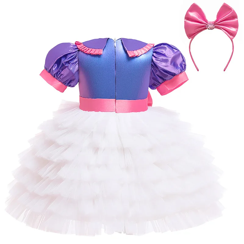 Children Clothing New Elegant Evening Dresses Little Girls Party Princess Dress For Girls Wedding Dresses Send Bow Headwear 1-7Y
Children Clothing New Elegant Evening Dresses Little Girls Party Princess Dress For Girls Wedding Dresses Send Bow Headwear 1-7Y