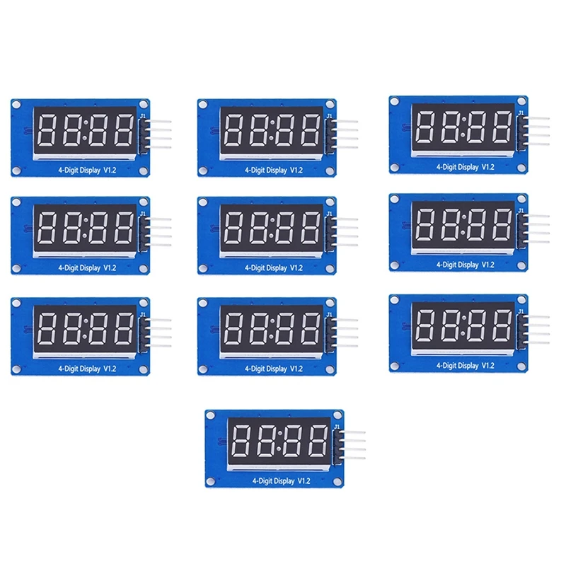 Модуль светодиодного дисплея TM1637, 4 бита, 1,5-дюймовые часы, красная анодная цифровая трубка, плата последовательного драйвера для Arduino
Модуль светодиодного дисплея TM1637, 4 бита, 1,5-дюймовые часы, красная анодная цифровая трубка, плата последовательного драйвера для Arduino