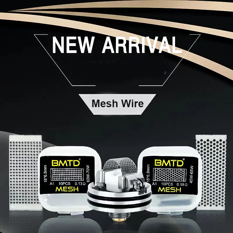 Prebuild Mesh Coil A1 0.13Ohm 0.16Ohm 0.18Ohm NI80 SS316 Mesh Coil For Wotofo Profile Mesh Replacment DIY Coil Wire 10pcs/Box
Prebuild Mesh Coil A1 0.13Ohm 0.16Ohm 0.18Ohm NI80 SS316 Mesh Coil For Wotofo Profile Mesh Replacment DIY Coil Wire 10pcs/Box