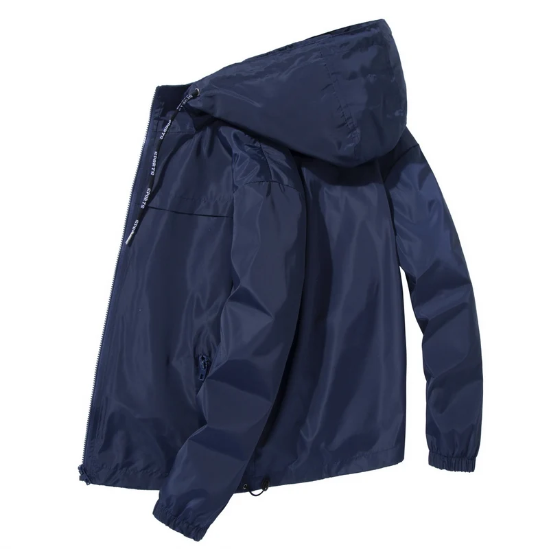 Fashion Jacket for Men Spring Autumn Thin Windbreaker Hooded Bomber Coat Streetwear Boy Zipper Casual Sportswear Oversize 8XL
Fashion Jacket for Men Spring Autumn Thin Windbreaker Hooded Bomber Coat Streetwear Boy Zipper Casual Sportswear Oversize 8XL