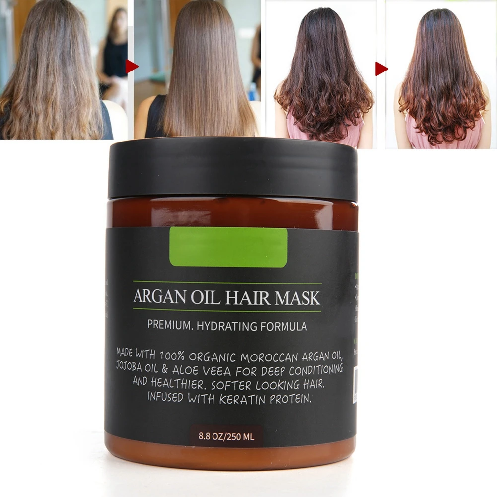 250g Argan Oil Hair Mask Nourishing Treatment Soft Smooth Repair Damage Treatment Hair Care
250g Argan Oil Hair Mask Nourishing Treatment Soft Smooth Repair Damage Treatment Hair Care