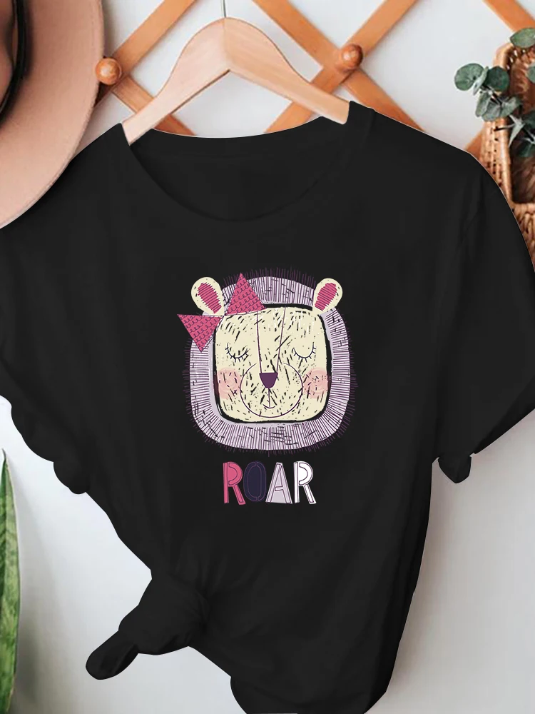T Shirt For Women 2022 Roar Cartoon lion Printed Casual Harajuku Tee Shirts femme Clothes Summer Short Sleeve Tops Ladies Tshirt
T Shirt For Women 2022 Roar Cartoon lion Printed Casual Harajuku Tee Shirts femme Clothes Summer Short Sleeve Tops Ladies Tshirt