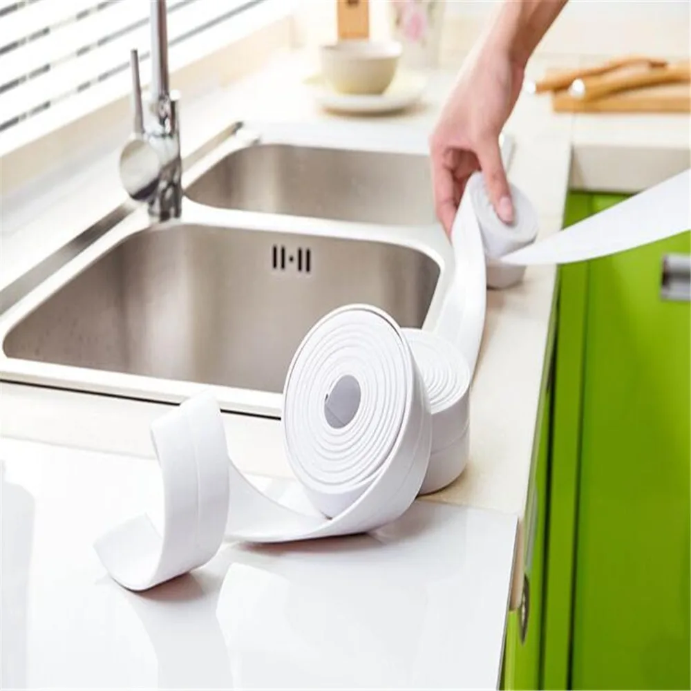 Practical Kitchen Sink Joint Sealing Strip Bathroom Waterproof Mildew Proof Tape Strip Bathroom Toilet Gap Corner Line Sticker
Practical Kitchen Sink Joint Sealing Strip Bathroom Waterproof Mildew Proof Tape Strip Bathroom Toilet Gap Corner Line Sticker