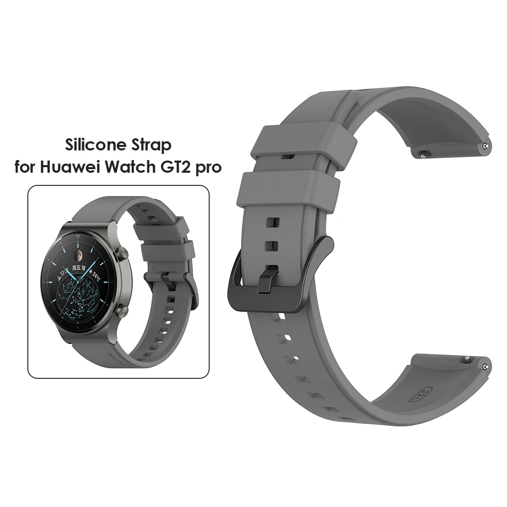 Silicone Band for Huawei Watch GT2 Pro 2e Soft Watchband Replacement Belt Watch Band Exterior Decoration Parts 22mm
Silicone Band for Huawei Watch GT2 Pro 2e Soft Watchband Replacement Belt Watch Band Exterior Decoration Parts 22mm