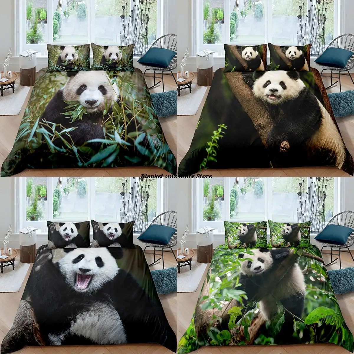 Home Textiles Luxury 3D Panda Duvet Cover Set and Pillowcase Kids Bedding Set AU/EU/UK/US Queen and King Size Bedding
Home Textiles Luxury 3D Panda Duvet Cover Set and Pillowcase Kids Bedding Set AU/EU/UK/US Queen and King Size Bedding