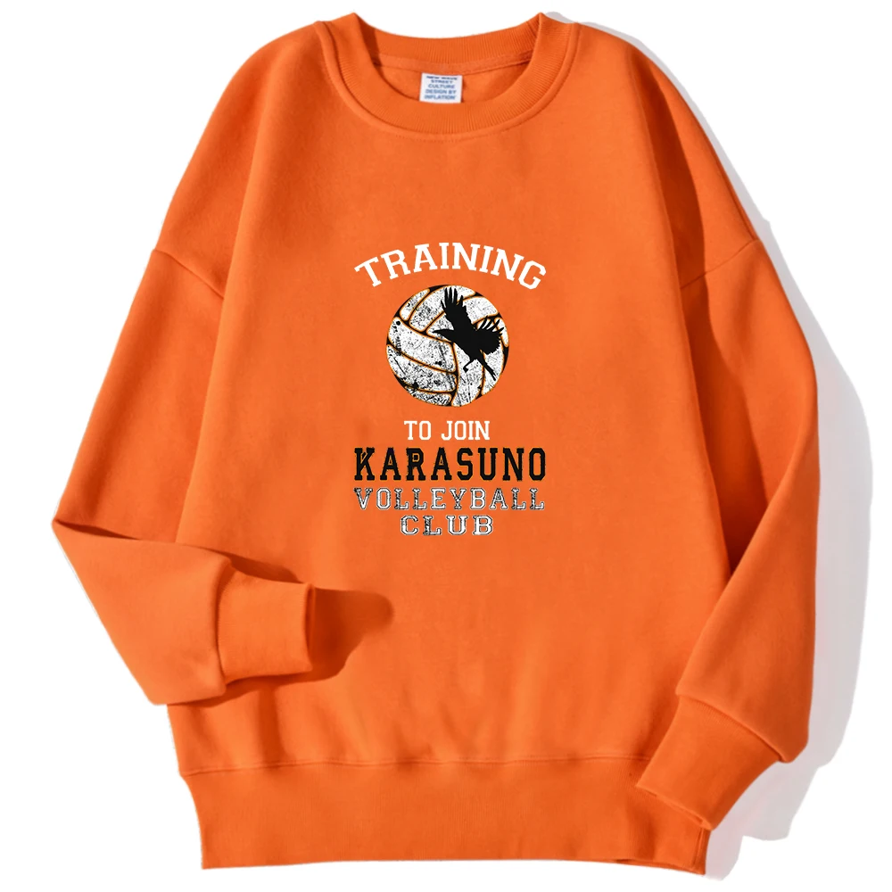 Fashion Sweatshirts New Pullover Hoodies Training to join Karasuno Volleyball Club Clothing Men Crewneck Fleece Streetwear Warm
Fashion Sweatshirts New Pullover Hoodies Training to join Karasuno Volleyball Club Clothing Men Crewneck Fleece Streetwear Warm