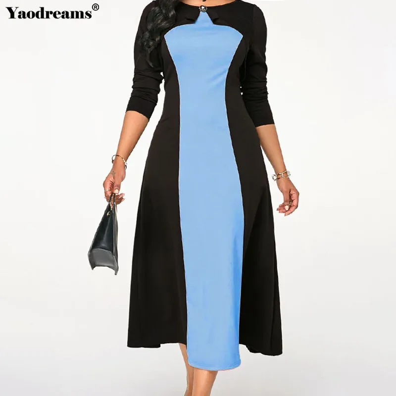 Autumn Winter Dress Women 2022 Casual Plus Size Slim Ball Gown Maxi Dress Vintage Sexy Patchwork Sweet Long Party vestidos 5XL
Autumn Winter Dress Women 2022 Casual Plus Size Slim Ball Gown Maxi Dress Vintage Sexy Patchwork Sweet Long Party vestidos 5XL
