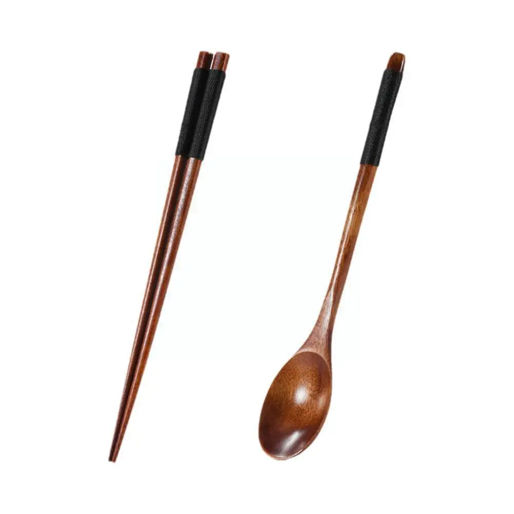 Solid Wood Long Handle Spoon Chopsticks Portable Tableware Piece Chopsticks Wooden Two Spoon Tableware U3T1
Solid Wood Long Handle Spoon Chopsticks Portable Tableware Piece Chopsticks Wooden Two Spoon Tableware U3T1