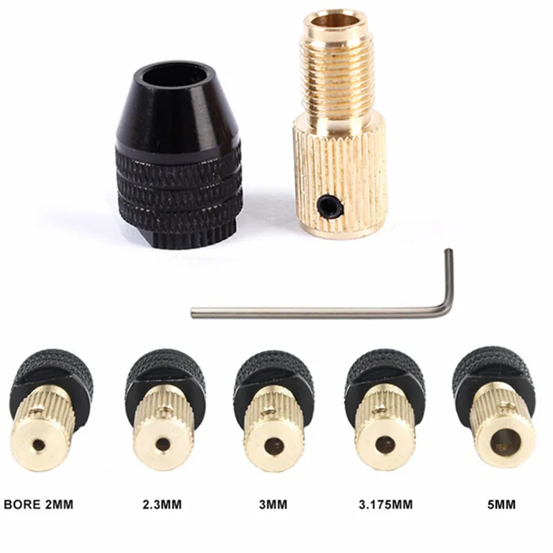 Drill Chuck 0.3-3.5mm Mini 3 Jaw Quick Change Keyless Drill Bit Adapter 2.0/2.35/3.0/3.17/5.0mm Holder Clamp Fixing Device Tools
Drill Chuck 0.3-3.5mm Mini 3 Jaw Quick Change Keyless Drill Bit Adapter 2.0/2.35/3.0/3.17/5.0mm Holder Clamp Fixing Device Tools