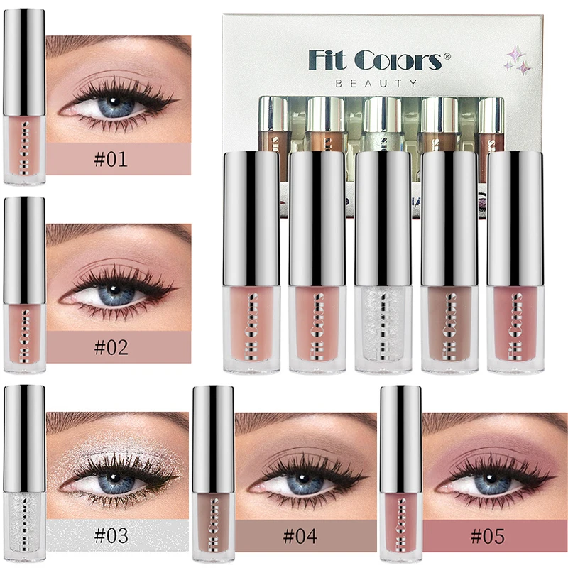 4pcs Matte + 1pcs Glitter Eye Shadow Set Waterproof Long Lasting Eyes Makeup 5pcs Glitter Shine Matte Lqiuid Eyeshadow Cosmetic
4pcs Matte + 1pcs Glitter Eye Shadow Set Waterproof Long Lasting Eyes Makeup 5pcs Glitter Shine Matte Lqiuid Eyeshadow Cosmetic