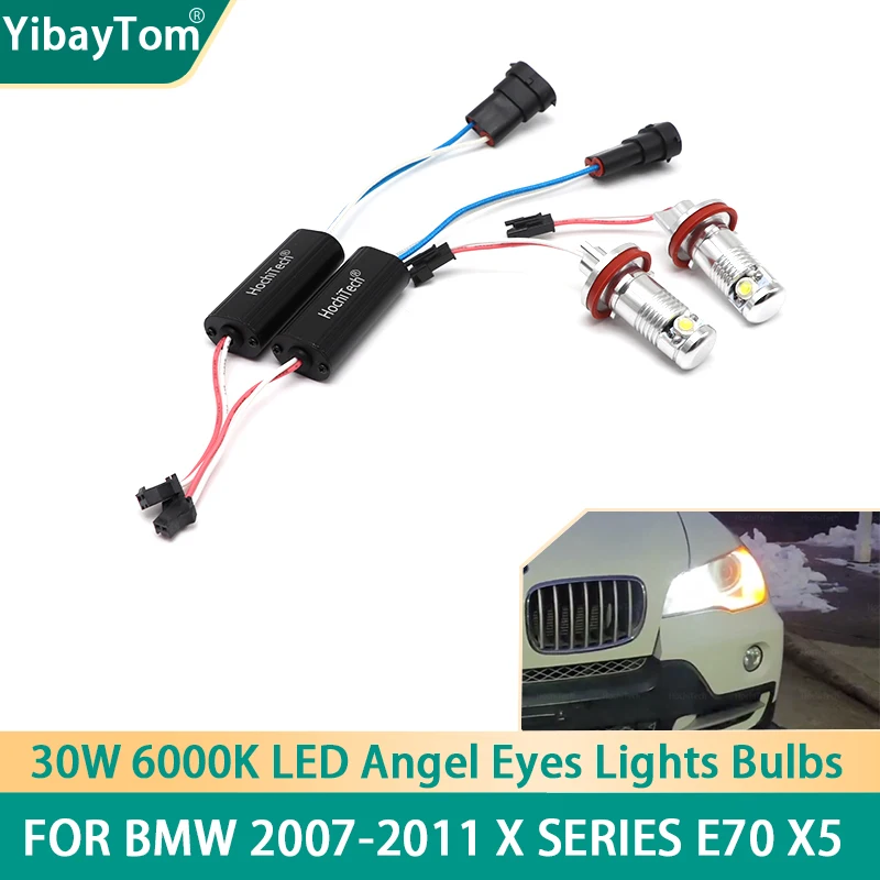 Warranty Bright Durable H8 LED Error Free 30W 1500LM CREE Chip Angel Eye Marker Light Bulb for BMW 2007-2011 X Series E70 X5
Warranty Bright Durable H8 LED Error Free 30W 1500LM CREE Chip Angel Eye Marker Light Bulb for BMW 2007-2011 X Series E70 X5