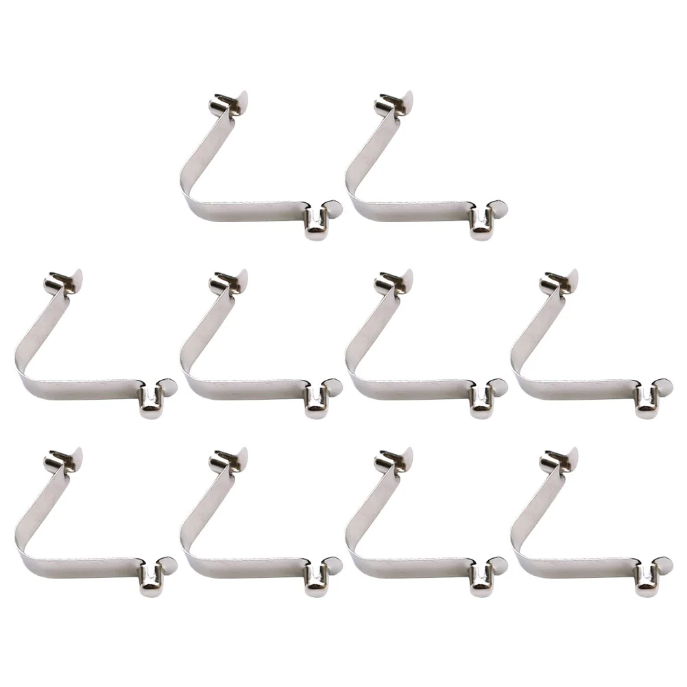 10 Pcs Spring Buckle Stainless Steel Clips Pool Clean Clasp Outdoor Cleaning Net Accessory Tent Parts
10 Pcs Spring Buckle Stainless Steel Clips Pool Clean Clasp Outdoor Cleaning Net Accessory Tent Parts