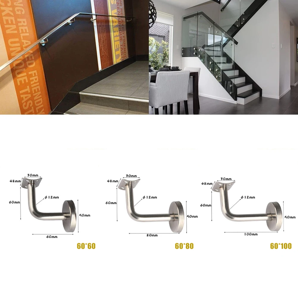 Handrail Bracket Stair Fixed Bracket Stainless Steel Solid Seven-character Curved Wall Bracket Bannister Wall Support
Handrail Bracket Stair Fixed Bracket Stainless Steel Solid Seven-character Curved Wall Bracket Bannister Wall Support