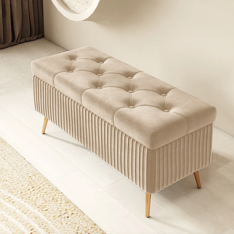 Nordic Fashion Luxury Stools Bedroom Bed End Sofa Ottomans Home Door Long Bench Clothing Side Changing Stool Storage Ottoman
Nordic Fashion Luxury Stools Bedroom Bed End Sofa Ottomans Home Door Long Bench Clothing Side Changing Stool Storage Ottoman