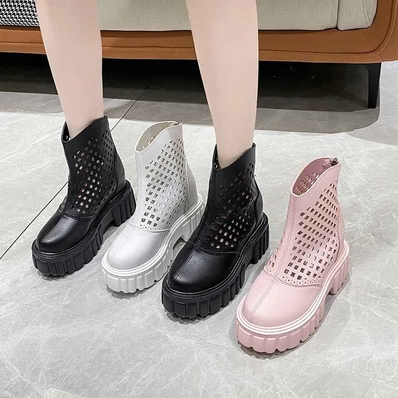 Сандалии женские легкие на платформе, летняя обувь, ажурные босоножки, модные повседневные босоножки на молнии, большой размер, 2022
Сандалии женские легкие на платформе, летняя обувь, ажурные босоножки, модные повседневные босоножки на молнии, большой размер, 2022