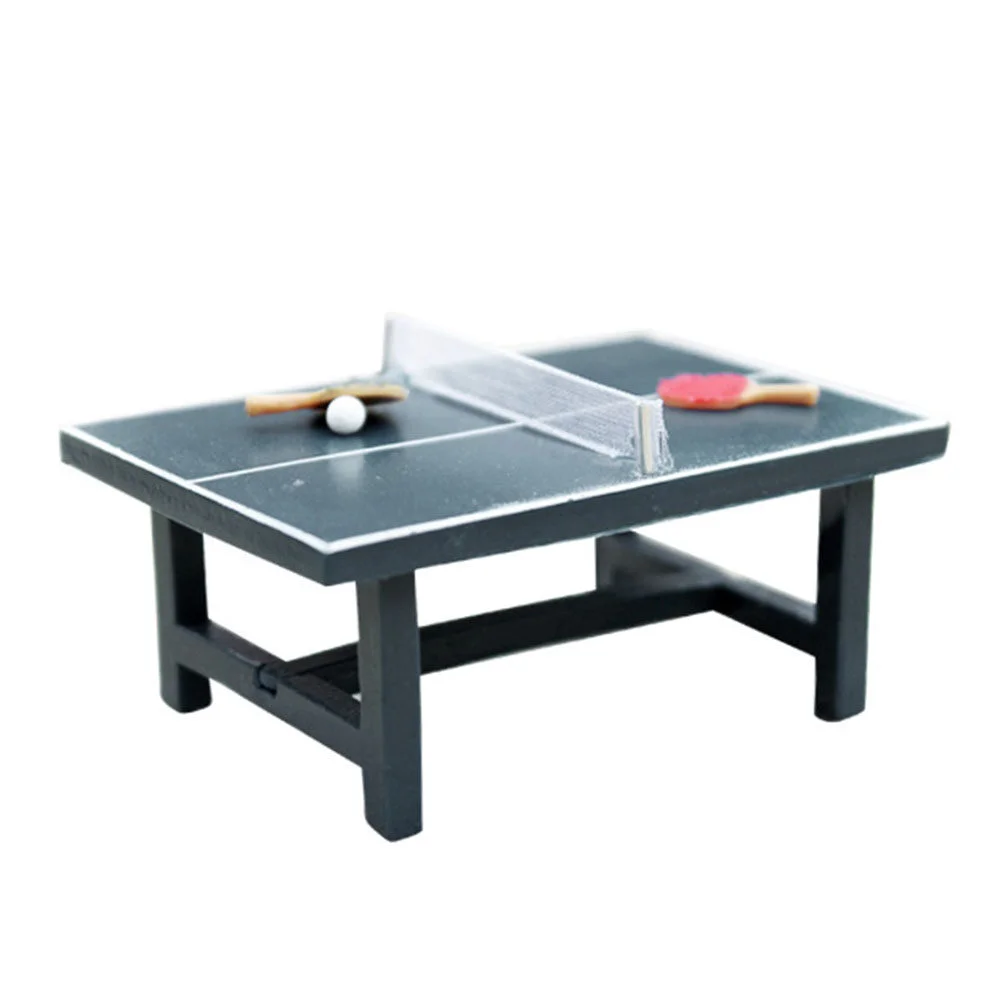 Mini Pong Table Ornament Play House Creative Simulation Tennis Set Decoration Adornment Model DIY Toys
Mini Pong Table Ornament Play House Creative Simulation Tennis Set Decoration Adornment Model DIY Toys