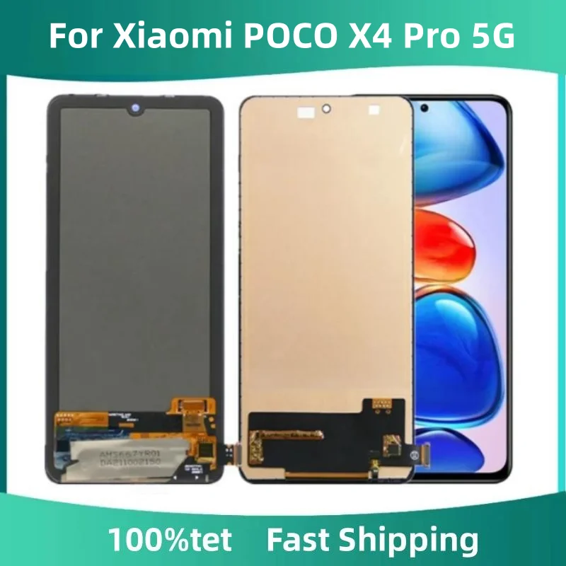 ЖК-дисплей AMOLED / TFT 6,67 дюйма для Xiaomi POCO X4 Pro 5G 2201116PG, сенсорный дигитайзер в сборе
ЖК-дисплей AMOLED / TFT 6,67 дюйма для Xiaomi POCO X4 Pro 5G 2201116PG, сенсорный дигитайзер в сборе