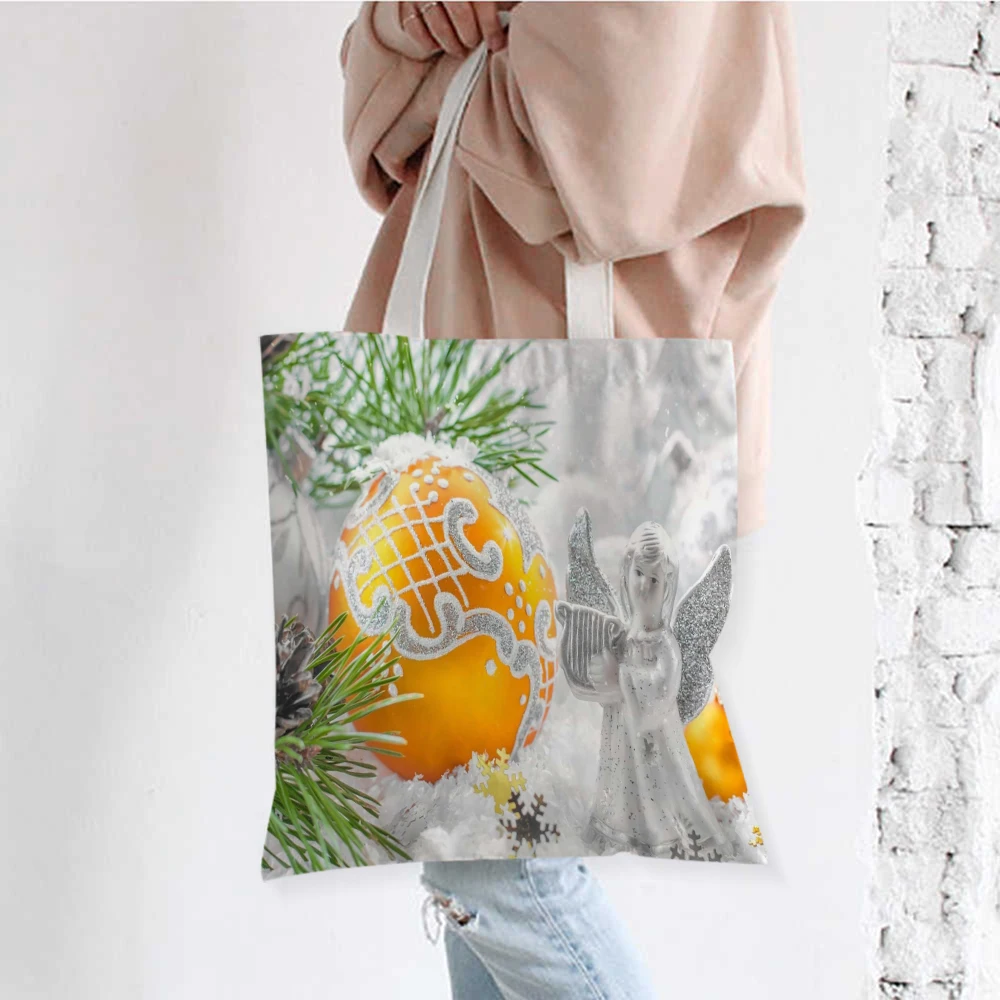 Christmas Gift Golden Egg Printing Eco Friendly Canvas Bag Women Reusable Shopping Bag Handbag Storage Women Cute Canvas Bag
Christmas Gift Golden Egg Printing Eco Friendly Canvas Bag Women Reusable Shopping Bag Handbag Storage Women Cute Canvas Bag