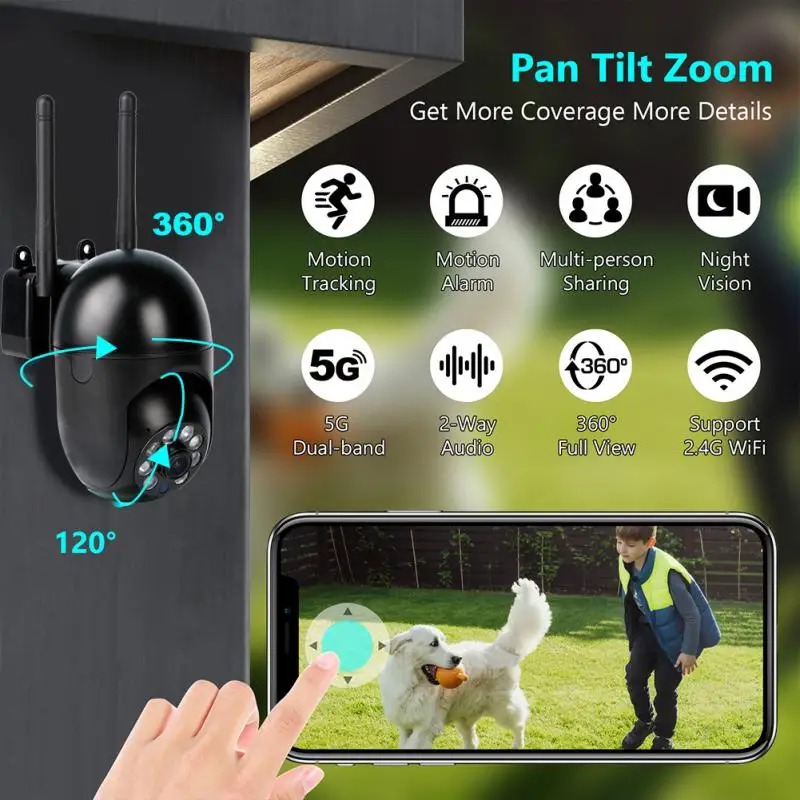 3-мегапиксельная Hd Ip-камера ГГц 5 ГГц, Двухдиапазонная беспроводная Wi-Fi радионяня, Wi-Fi моментальный снимок, закрытый замыкание, телевидение, защита для всей семьи
3-мегапиксельная Hd Ip-камера ГГц 5 ГГц, Двухдиапазонная беспроводная Wi-Fi радионяня, Wi-Fi моментальный снимок, закрытый замыкание, телевидение, защита для всей семьи