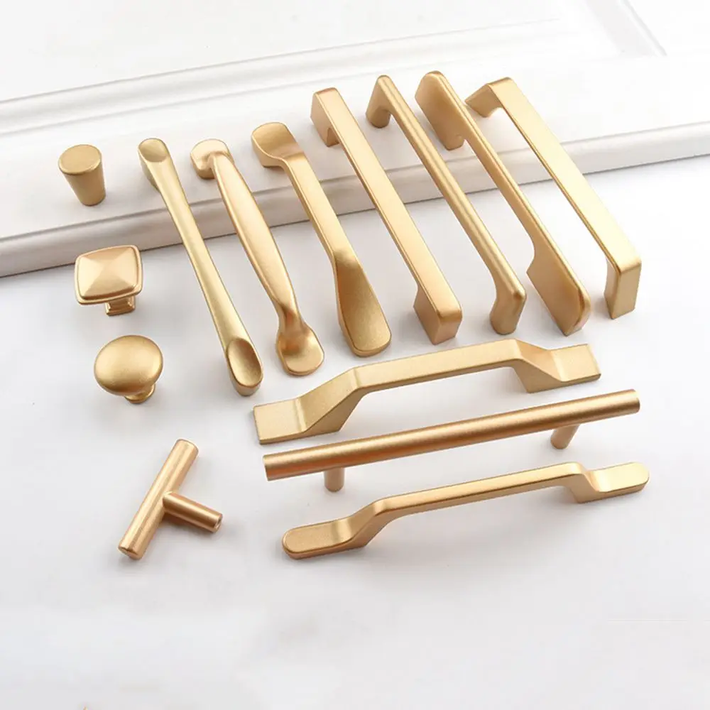 Matte Gold Handle With Screw U Type Gold Cabinet Drawer Pull European Fashion Knob Simple Style Aluminum Handles Hardware
Matte Gold Handle With Screw U Type Gold Cabinet Drawer Pull European Fashion Knob Simple Style Aluminum Handles Hardware