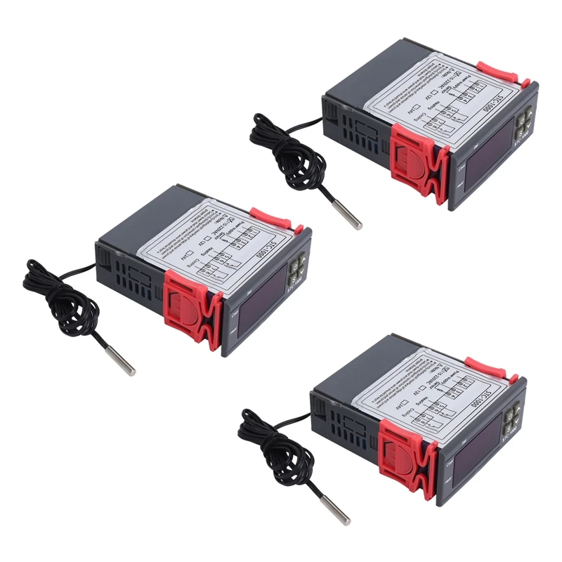 3X 220V/STC-/1000 Digital Temperature Controller Thermostat With NTC
3X 220V/STC-/1000 Digital Temperature Controller Thermostat With NTC