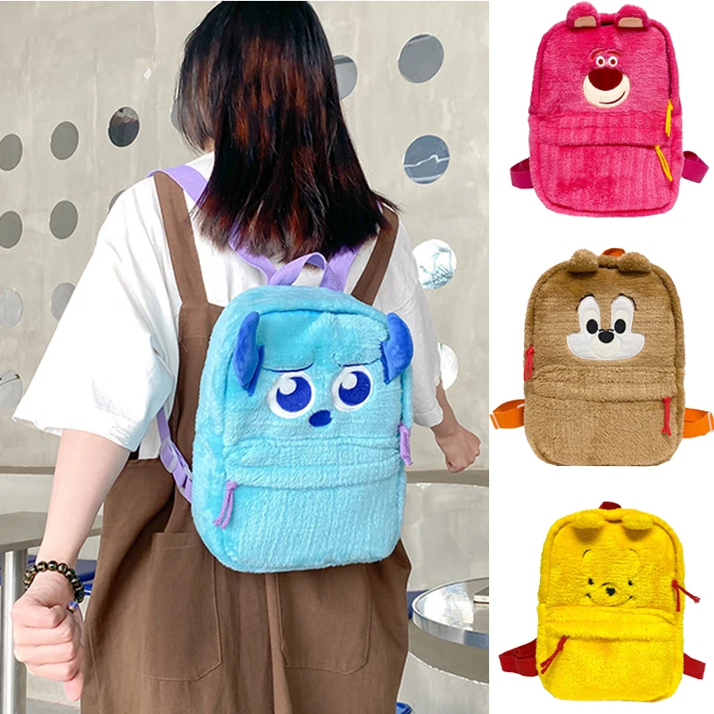 Kawaii Disney Winnie The Pooh Lotso Sullivan Backpack Cartoon Animal Figure Travel Bag Plush Dolls Fashion Schoolbag Girls Gifts
Kawaii Disney Winnie The Pooh Lotso Sullivan Backpack Cartoon Animal Figure Travel Bag Plush Dolls Fashion Schoolbag Girls Gifts