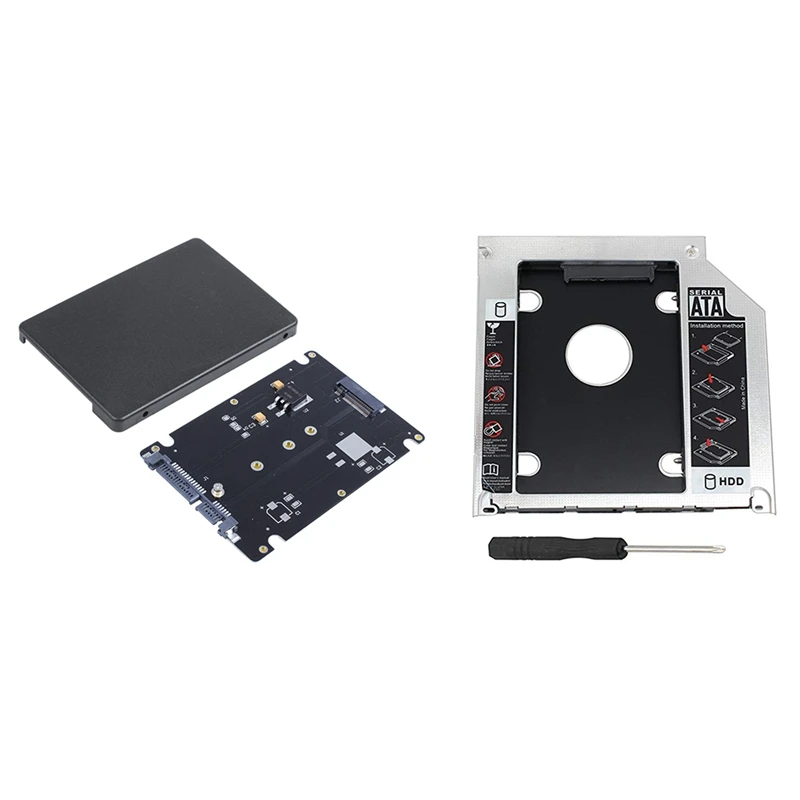 1 шт. M.2 NGFF (SATA) SSD до 2,5 дюйма SATA адаптер карты 8 мм и 1 шт. SATA 2Nd HDD HD SSD корпус жесткого диска Caddy Tray
1 шт. M.2 NGFF (SATA) SSD до 2,5 дюйма SATA адаптер карты 8 мм и 1 шт. SATA 2Nd HDD HD SSD корпус жесткого диска Caddy Tray