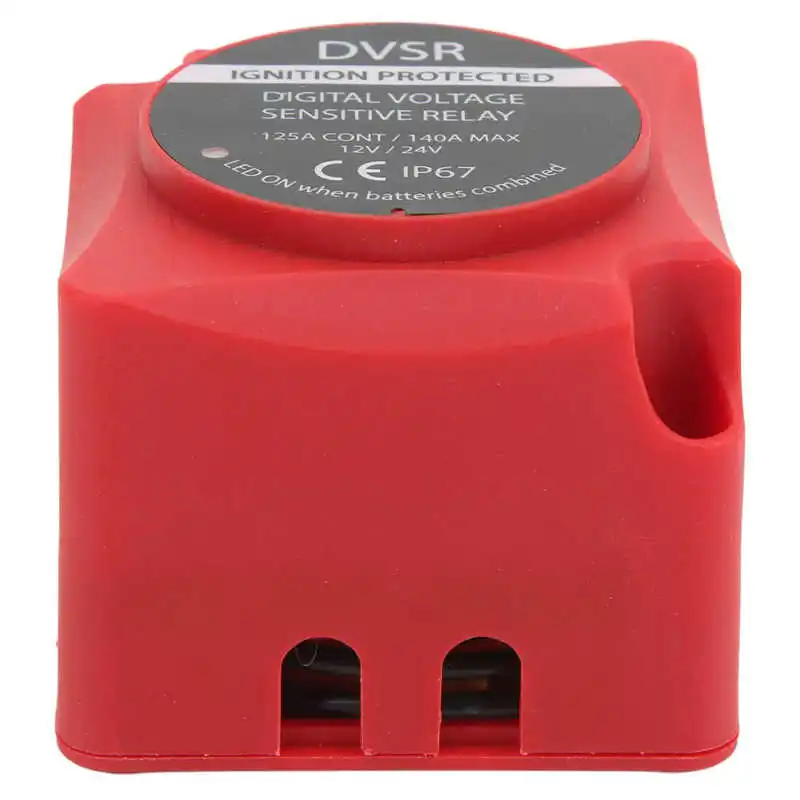 Voltage Sensitive Relay LED Indication Battery Isolator Kit 12V 140A for ATV UTV RV Car Ship
Voltage Sensitive Relay LED Indication Battery Isolator Kit 12V 140A for ATV UTV RV Car Ship
