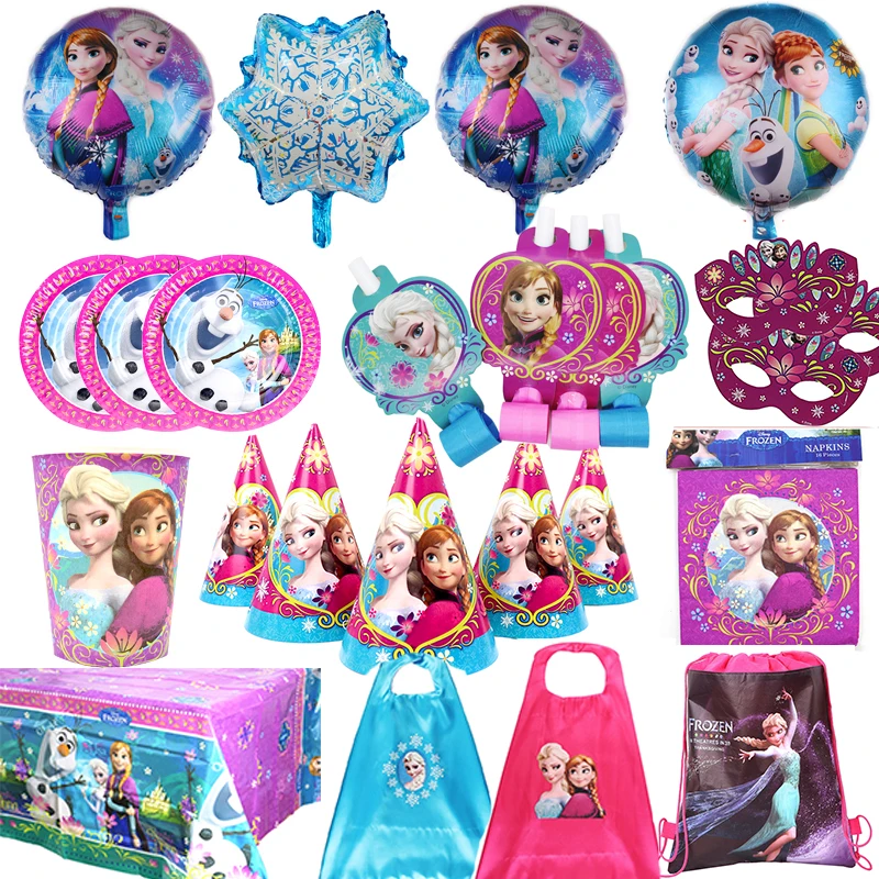 Disney Frozen Elsa Anna Princess Girl Favor Birthday Party Decorations Tableware Paper Plate Straw Banner Balloon Party Supplies
Disney Frozen Elsa Anna Princess Girl Favor Birthday Party Decorations Tableware Paper Plate Straw Banner Balloon Party Supplies