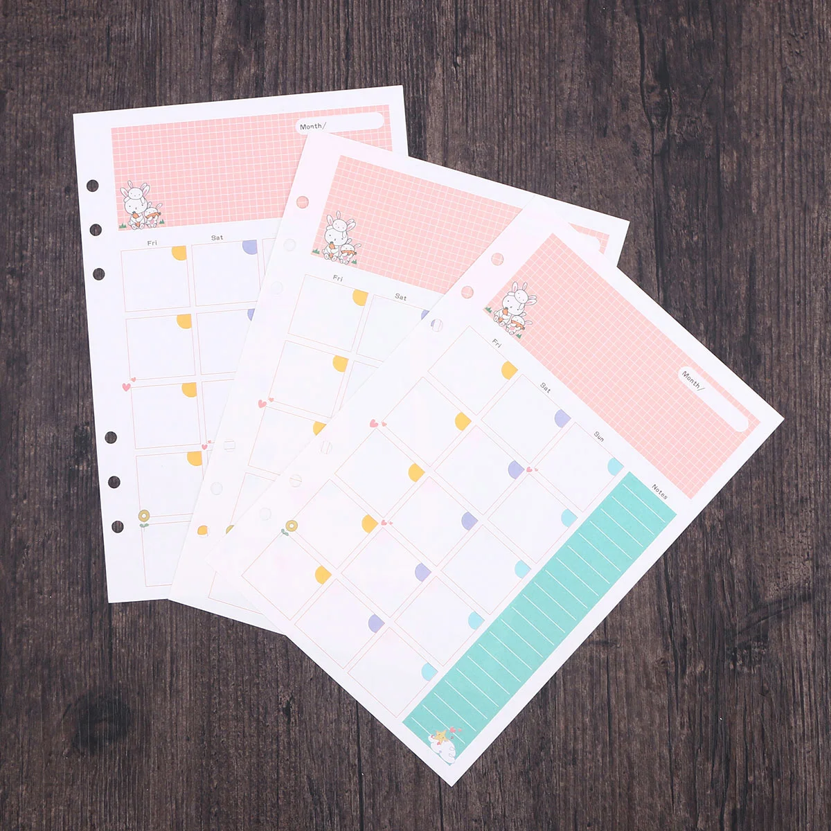 A5 Refill Paper Colorful 6 Monthly Paper Binder Refill Calendar A5 Notebook Personal Diary Filler Paper Page
A5 Refill Paper Colorful 6 Monthly Paper Binder Refill Calendar A5 Notebook Personal Diary Filler Paper Page